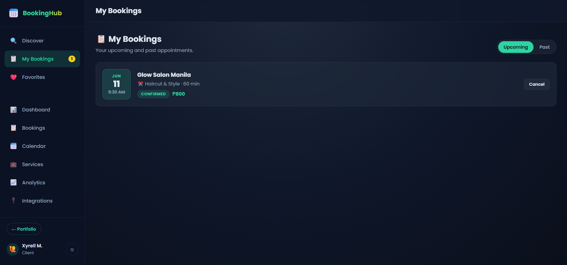 Booking Hub Screenshot 3